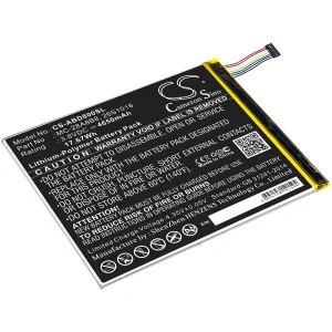 CS-ABD800SL : Battery for Amazon Kindle Fire HD 8, PR53DC – Replaces Amazon 26S1018, 58-000161, MC-28A8B8