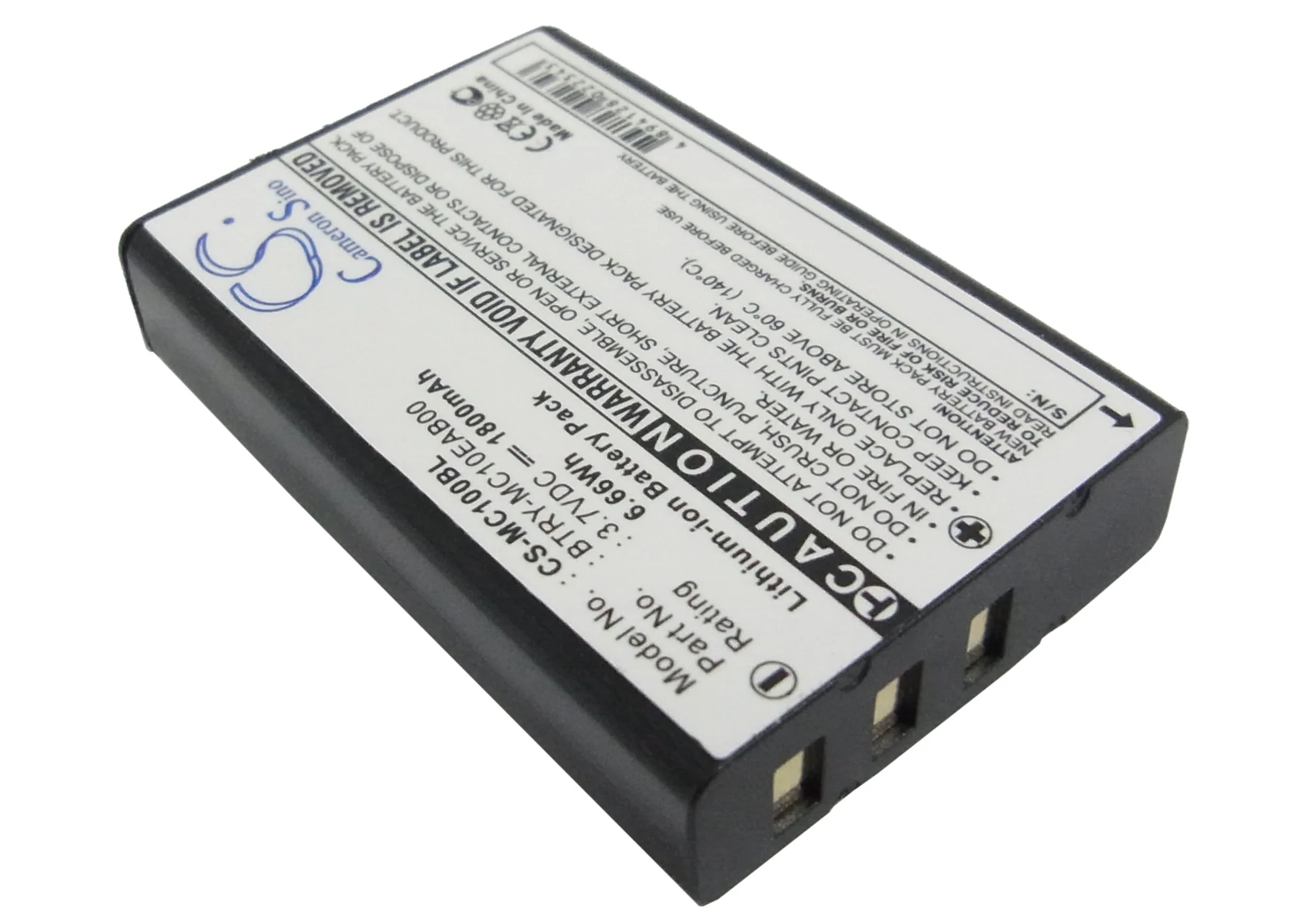 CS-MC100BL : Battery for Mobila PPT101 – Replaces Intermec 73659, 074337S
