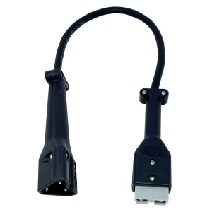 207000086 – Schauer Golf Car Charger Adapter – SB50 Gray to EZGO 48V RXV & TXT (triangle)