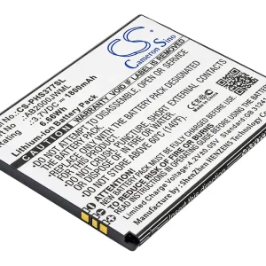 CS-PHS377SL : Battery for Philips Xenium S337, CTS337 – Replaces Philips AB2000JWML
