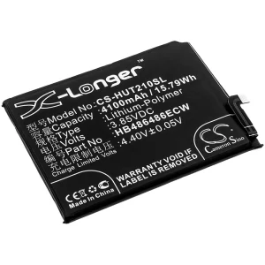 CS-HUT210SL : Battery for Huawei Mate 20 Pro, Mate 20 RS, P30 Pro and others – Replaces Huawei HB486486ECW