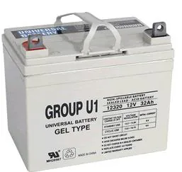 Universal Battery U1 GEL 47604 12V 33Ah Gel Battery