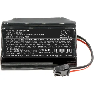 CS-EDR361VX : Battery for Ecovacs TCR360, D36A, D36B and others – Replaces Ecovacs ZJ1450, DA60-Darfon