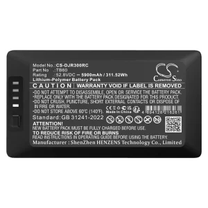 CS-DJR300RC : Battery for DJI Matrice 300, Matrice 300 RTK – Replaces DJI CP.EN.00000262.01, TB60