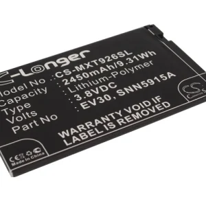 CS-MXT926SL : Battery for Verizon Droid Razr HD, DROID RAZR MAXX, DROID RAZR MAXX HD 4G – Replaces Motorola EV30, SNN5915A, SNN5915B