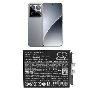 CS-XMP151SL : Battery for Xiaomi 15 Pro, 24101PNB7C, 2410DPN6CC – Replaces Xiaomi BM67