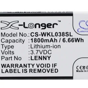 CS-WKL038SL : Battery for Wiko LENNY, B0386126 – Replaces Wiko LENNY