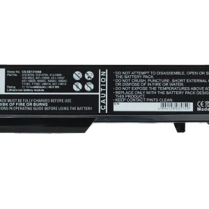 CS-DE1310NB : Battery for DELL Vostro 1310, Vostro 1510, Vostro 2510 and others – Replaces DELL 312-0724, 312-0725, 312-0859 and others