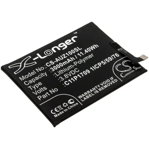 CS-AUZ100SL : Battery for Asus ZenFone Live L1, ZenFone Live L1 Dual SIM, ZenFone Live L1 Dual SIM LTE and others – Replaces Asus C11P1709 1ICP5/59/76