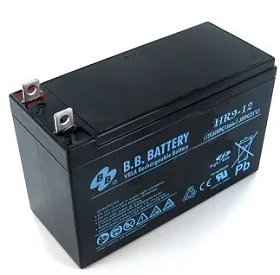 BB Battery HR9-12 Nut and Bolt — 12V 9Ah AGM (VRLA) High-Rate UPS Battery