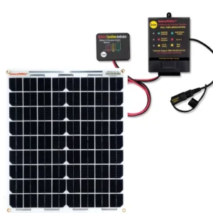 SCC1224-20 BatteryMINDer Model SCC1224 12V/24V Controller w/2O Watt Panel Solar Battery Charger-Maintainer-Desulfator
