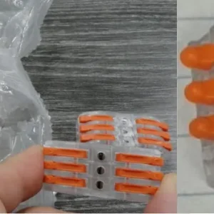 3 Way Electrical Cable Splice Terminal Block 20–16 AWG | Quick Wire Connector 50 Pcs