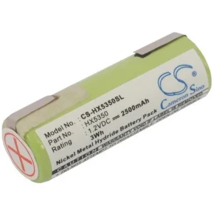 CS-HX5350SL Cordless Razor and Toothbrush Replacement Battery Cell 1.2V 2150mAHr