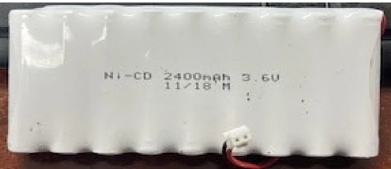 Ni-CD 2400mAh 3.6V Battery Exit Light