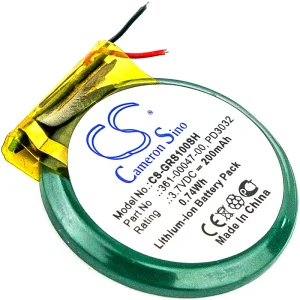 CS-GRS100SH : Battery for Garmin Forerunner S1, Forerunner S1W, Forerunner 110 and others – Replaces Garmin 361-00047-00, PD3032