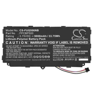 CS-FUQ506NB : Battery for Fujitsu Arrows Tab Q506, Arrows Tab Q507 – Replaces Fujitsu FPB0327, FPCBP500