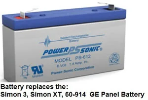 Lithonia Batteries GE Simon 3