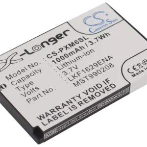 CS-PXM6SL : Battery for Samsung Nexus 50, Nexus 50 YP-X5ZX, Nexus 25 and others – Replaces Samsung 990208, LKF1629ENA, MST990208 and others