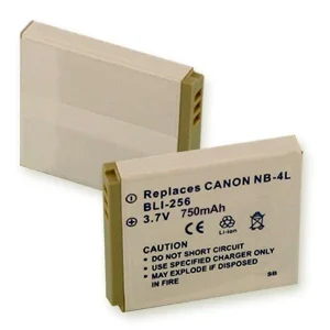 Digital Battery – CANON NB-4L LI-ION 750mAh / BLI-256 / CAM-NB4L