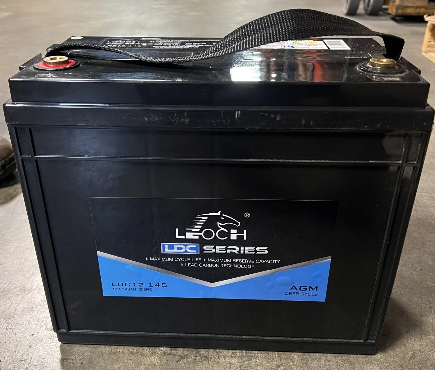 LDC12-145 Battery 12 Volt 148 Amp Hour AGM