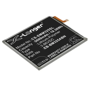 CS-SMM325SL : Battery for Samsung Galaxy M32, SM-M325F/DS, Galaxy M32 4G 2021 Premium Edition and others – Replaces Samsung EB-BM325ABN