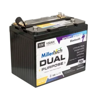 12100DP Battery 12V 100AH Sport Series Starting Lithium Deep Cycle Dual Purpose