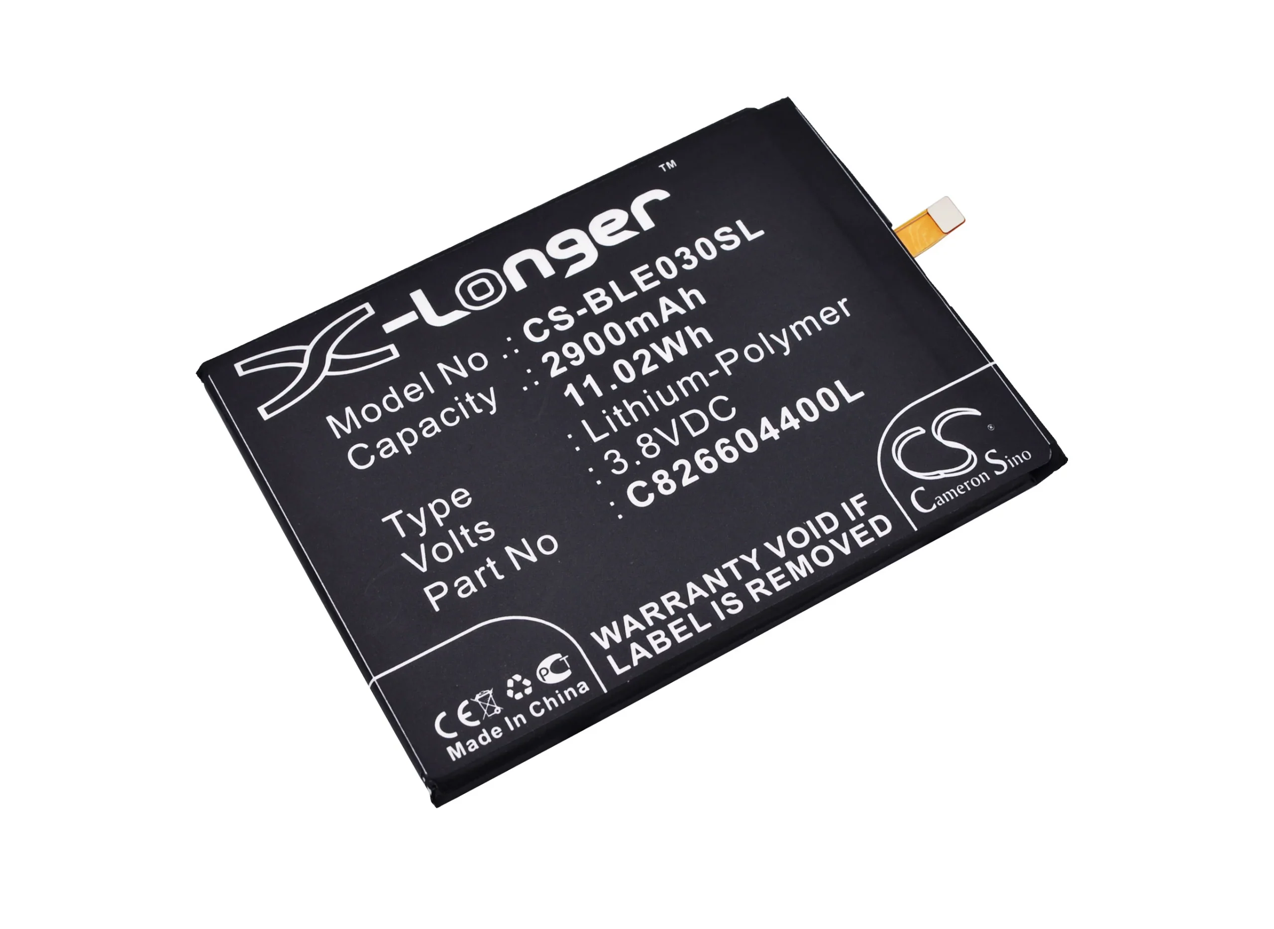 CS-BLE030SL : Battery for BOWAY U11 – Replaces BOWAY BP-401B