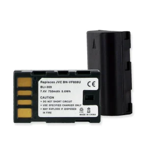 BLI-309 : 7.4v Li-ION battery, replaces BN-VF808, BN-VF815, BN-VF823 etc.