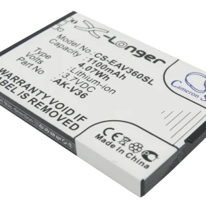 CS-EAV360SL : Battery for Emporia Elegance, Elegance Premium, ElegancePlus and others – Replaces Emporia AK-V36, AK-V35, AK-V37 and others
