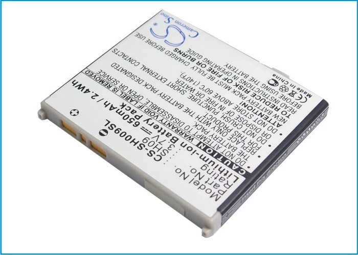 CS-SH009SL : Battery for Sharp SH903i, SH902ISL – Replaces Sharp SH09