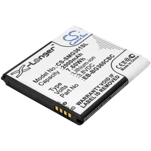 CS-SMG361SL : Battery for Samsung Galaxy J2, Galaxy J2 Duos, SM-J200H/DS and others – Replaces Samsung EB-BG360CBC, EB-BG360CBE, EB-BG360BBE and others