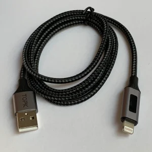 USB-8P-LED : Charge & Data Cable for iPhone, iPad, with LED Display
