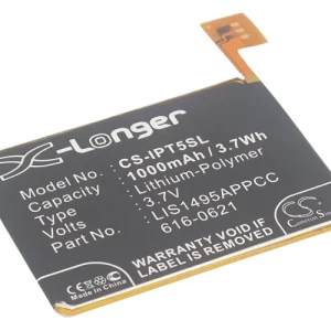 BP-IPT5SL : 3.7volt 1000mAh Li-PO battery for IPOD Touch 5th iPOD Mini