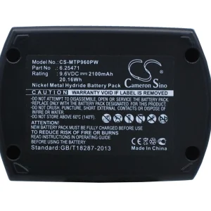 CS-MTP960PW : Battery for Metabo BSZ9.6IM Plus, BSZ9.6, BZ9.6SP and others – Replaces Metabo 6.25471, 6.31746, 6.31728 and others
