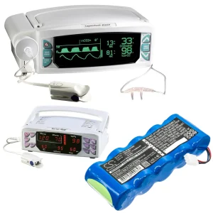 CS-BCM522MD : Battery for BCI Capnocheck plus, Sleeo CO2 Monitor, 58450A1 Mini-Torr Plus and others – Replaces BCI 58522B1, OM11509, B11509 and others