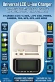 USC-003 : Universal LCD Li-ION Charger (for 3.6 – 3.8v batteries)