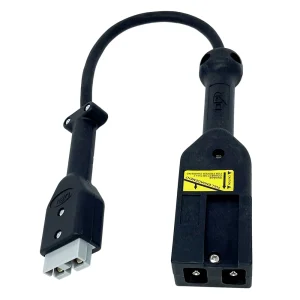 207000090 – Schauer Golf Car Charger Adapter – SB50 Gray to EZGO with Notch (Shuttle)