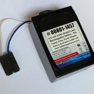 00801-1457 : 6.0 volt 4.5Ah rechargeable battery for Power Wheels & Fisher Price