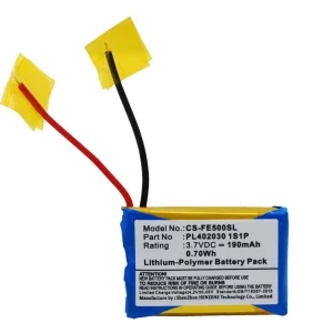 CS-FE500SL : Battery for Fiio E5, E3, E6 – Replaces Fiio PL402030 1S1P