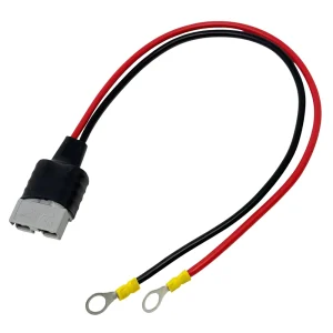 206000066 – Schauer Industrial Charger Adapter – SB50 Gray to 3/8″ Ring Terminals