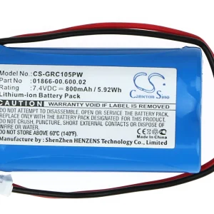 CS-GRC105PW : Battery for Gardena C1060 plus Solar – Replaces Gardena 01866-00.600.02