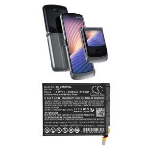 CS-MTR310SL : Battery for Motorola RAZR 50d 5G 2024, Razr 2024 5G, XT2453-1 and others – Replaces Motorola QR31