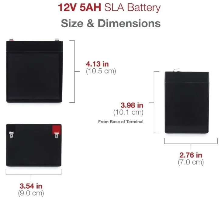 BE425M Battery Replacement for APC Back-UPS 425 UPS
