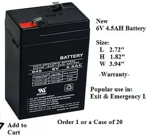 Lithonia Batteries EL-2MRS Battery