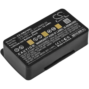 CS-GM276HL : Battery for Garmin GPSMAP 276, GPSMAP 276c, GPSMAP 296 and others – Replaces Garmin 010-10517-00, 011-00955-00, 010-10517-01