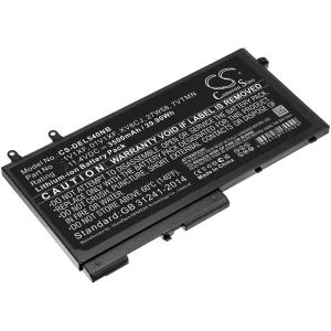 CS-DEL540NB : Battery for Dell Latitude 5400 Chromebook, Inspiron 7591 2-in-1, Latitude 5500 and others – Replaces Dell XV8CJ, 27W58, 7VTMN and others