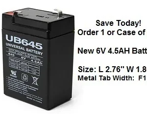 Lithonia Batteries Casil CA645 Battery