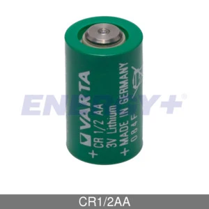 CR 1/2 AA : 3 volt Lithium Primary Battery, Varta brand, 1/2 AA size