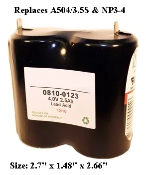 Hawker Gates Battery 0810-0123