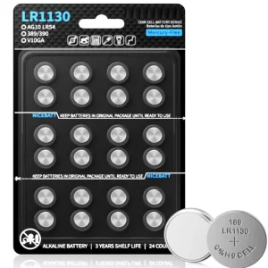 W-389 Replacement Battery (LR1130 / AG10) Alkaline 1.5V – 24 Pack